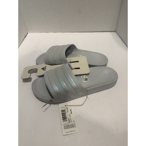 Adidas Adilette Aqua Slides Shoes Mens Size 10 Three Stripes IF0894 Pool Sandals - Picture 3 of 7